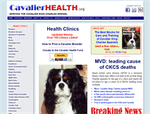 Tablet Screenshot of cavalierhealth.org